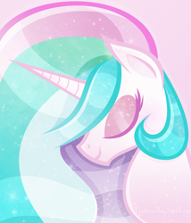 Size: 3997x4663 | Tagged: safe, artist:euphoriapony, princess celestia, alicorn, pony, female, horn, mare, multicolored mane, solo, vector, white coat