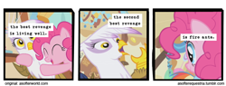 Size: 720x275 | Tagged: safe, artist:limeylassen, derpibooru import, gilda, pinkie pie, earth pony, griffon, pony, a softer world