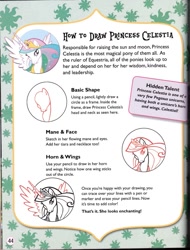 Size: 725x952 | Tagged: safe, princess celestia, alicorn, pony, how to draw, i love to draw my little pony, solo, text, tutorial