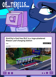 Size: 563x769 | Tagged: safe, princess luna, alicorn, pony, exploitable meme, female, gamer luna, horn, mare, tv meme