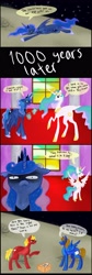 Size: 1619x4832 | Tagged: safe, artist:liondragon, princess celestia, princess luna, oc, alicorn, pony, comic, playstation portable, psp