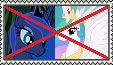 Size: 113x65 | Tagged: safe, artist:fairykitties22, princess celestia, princess luna, alicorn, pony, anti-shipping, background pony strikes again, deviantart stamp, female, incest, lesbian, princest, shipping, stamp