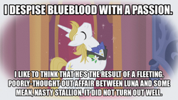 Size: 500x281 | Tagged: safe, prince blueblood, princess luna, alicorn, pony, blueabuse, headcanon, text