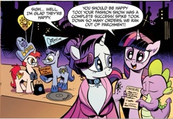 Size: 729x503 | Tagged: safe, artist:andypriceart, idw, leadwing, princess luna, rarity, spike, twilight sparkle, oc, alicorn, dragon, earth pony, pony, unicorn, spoiler:comic, spoiler:comicm03, alice price, alternate hairstyle, andy price, balloon, camera, canterlot, clothes, dress, female, glasses, hat, male, mare, micro-series, self portrait, skyline, stallion, unshorn fetlocks