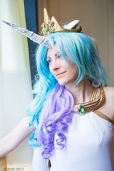 Size: 600x900 | Tagged: safe, artist:cosmic-empress, princess celestia, human, cosplay, irl, irl human, photo, solo