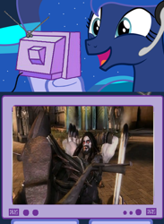 Size: 876x1200 | Tagged: safe, princess luna, alicorn, pony, exploitable meme, gamer luna, injustice gods among us, lobo, tv meme