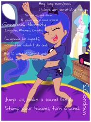 Size: 1000x1333 | Tagged: safe, artist:sikiu, princess celestia, princess luna, human, humanized, singing, song reference