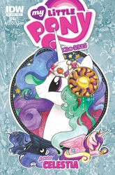 Size: 1265x1920 | Tagged: safe, idw, princess cadance, princess celestia, princess luna, alicorn, pony, comic, comic cover, cover, official