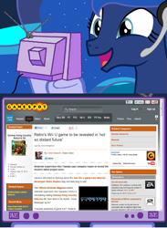 Size: 563x771 | Tagged: safe, princess luna, alicorn, pony, exploitable meme, gamer luna, nintendo, tv meme