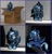 Size: 873x915 | Tagged: safe, artist:madponyscientist, princess luna, alicorn, pony, box, cardboard box, custom, filly, pony in a box, sculpture, solo, woona, younger