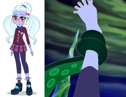 Size: 749x578 | Tagged: safe, artist:jacobbellwood2019, sugarcoat, equestria girls, feet, fetish, foot fetish, tentacles