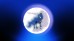 Size: 1920x1080 | Tagged: safe, artist:mithandir730, princess luna, alicorn, pony, mare in the moon, moon, solo, vector, wallpaper