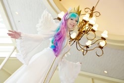 Size: 945x630 | Tagged: safe, artist:windaria, princess celestia, human, cosplay, irl, irl human, photo, solo