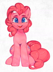 Size: 1183x1607 | Tagged: safe, artist:lispp, pinkie pie, pony, female, simple background, solo, traditional art, white background