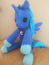 Size: 774x1032 | Tagged: safe, artist:charletothemagne, princess luna, harbinger of doom, irl, photo, plushie, ragdoll, solo