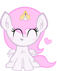 Size: 801x997 | Tagged: safe, artist:tellabart, princess celestia, alicorn, pony, blushing, cewestia, cute, cutelestia, filly, happy, heart, simple background, smiling, solo, transparent background, vector