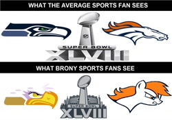 Size: 1385x968 | Tagged: safe, derpibooru import, gilda, griffon, american football, denver broncos, nfl, seattle seahawks, sports, super bowl, super bowl xlviii