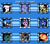 Size: 439x388 | Tagged: safe, artist:drpain, derpibooru import, discord, gilda, king sombra, nightmare moon, queen chrysalis, sunset shimmer, trixie, twilight sparkle, changeling, changeling queen, griffon, pony, capcom, crossover, megaman, shadowbolts, stage select