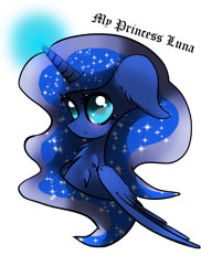 Size: 2552x3504 | Tagged: safe, artist:golden-fly, princess luna, alicorn, pony, female, horn, mare, portrait, solo