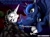 Size: 1280x946 | Tagged: safe, artist:jamescorck, princess luna, oc, oc:movie slate, alicorn, pony, spider, luna eclipsed, arachnophobia, ask, marshmallow, tumblr