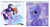 Size: 583x316 | Tagged: safe, princess luna, rainbow dash, twilight sparkle, alicorn, pegasus, pony, exploitable meme, juxtaposition, juxtaposition win, woona