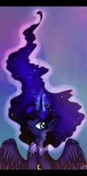 Size: 998x2006 | Tagged: safe, artist:crazyrainbow0, artist:zloi-wolk, princess luna, alicorn, pony, female, mare, solo