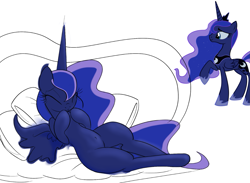 Size: 1381x1011 | Tagged: safe, artist:zev, princess luna, alicorn, pony, female, horn, mare, solo, wip