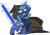 Size: 462x322 | Tagged: safe, artist:ghost, princess luna, alicorn, pony, derp, lightsaber, s1 luna, simple background, solo, star wars