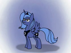 Size: 1280x960 | Tagged: safe, artist:bman-64, princess luna, alicorn, pony, female, horn, mare, s1 luna, solo