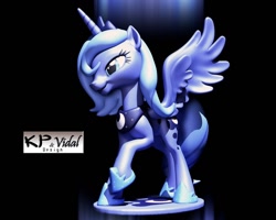 Size: 1280x1024 | Tagged: safe, artist:kp-shadowsquirrel, princess luna, alicorn, pony, s1 luna, sculpteo, shapeways, solo