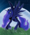 Size: 1280x1503 | Tagged: safe, artist:erinkarsath, princess luna, alicorn, pony, lineless, moon, solo