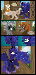 Size: 2442x5050 | Tagged: safe, artist:inkrose98, princess luna, oc, alicorn, griffon, pony, comic:shapeless sun, comic, tumblr