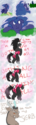 Size: 558x1920 | Tagged: safe, discord, king sombra, princess luna, alicorn, pony, unicorn, dream walker luna, nothing at all, stupid sexy sombra, the-lunar-princess, tumblr