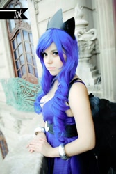 Size: 643x960 | Tagged: safe, artist:chiipichan, princess luna, human, cosplay, irl, irl human, photo, solo