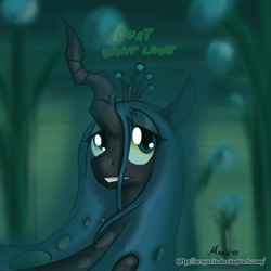 Size: 1500x1500 | Tagged: safe, artist:srmario, queen chrysalis, changeling, changeling queen, female