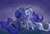 Size: 3200x2160 | Tagged: safe, artist:viwrastupr, princess luna, trixie, alicorn, pony, female, lesbian, luxie, shipping