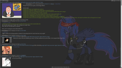 Size: 1412x790 | Tagged: safe, princess luna, 4chan, barely pony related, family guy, greentext, obligatory pony, peter griffin, text