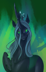 Size: 1151x1797 | Tagged: safe, artist:kawaiitank, queen chrysalis, changeling, changeling queen, female