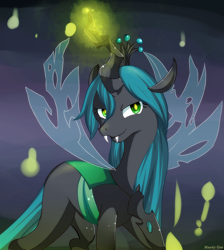 Size: 900x1006 | Tagged: source needed, safe, artist:mandy-zim, queen chrysalis, changeling, changeling queen, female