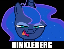 Size: 1002x775 | Tagged: safe, princess luna, alicorn, pony, dinkleberg, faic, image macro, meme, nighmurr mun, solo, the fairly oddparents