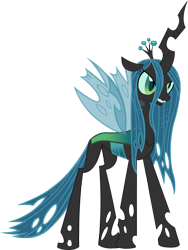 Size: 1446x1919 | Tagged: safe, artist:petalfluff, queen chrysalis, changeling, changeling queen, female