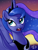 Size: 600x800 | Tagged: safe, artist:giantmosquito, princess luna, alicorn, pony, female, gradient background, horn, mare, solo