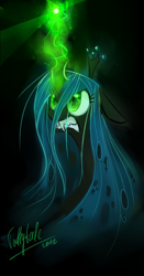 Size: 400x761 | Tagged: dead source, safe, artist:taffytale, queen chrysalis, changeling, changeling queen, female