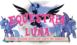 Size: 682x397 | Tagged: safe, nightmare moon, princess luna, alicorn, pony, banner, equestria daily, s1 luna, young