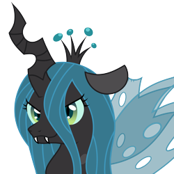 Size: 6111x6111 | Tagged: safe, artist:thekisame, queen chrysalis, changeling, changeling queen, absurd resolution, female, simple background, transparent background, vector