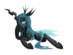 Size: 960x720 | Tagged: safe, artist:1trik, queen chrysalis, changeling, changeling queen, season 2, female