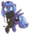 Size: 600x687 | Tagged: safe, artist:lunechapaillini, princess luna, alicorn, pony, filly, mouth hold, simple background, solo, sweatshirt, tablet, woona