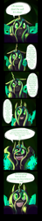 Size: 1000x5187 | Tagged: safe, artist:ryuredwings, queen chrysalis, changeling, changeling queen, :o, comic, cute, cutealis, female, filly, filly queen chrysalis, fourth wall, looking at you, mouthpiece, open mouth, positive ponies, smiling, talking to viewer, underhoof, younger