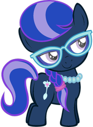 Size: 900x1233 | Tagged: safe, artist:miketueur, edit, editor:jdueler11, princess luna, silver spoon, fanfic:past sins, recolor, simple background, solo