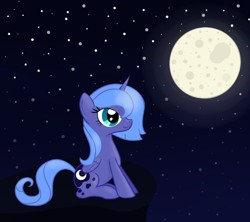 Size: 866x770 | Tagged: safe, artist:hip-indeed, princess luna, alicorn, pony, moon, s1 luna, solo